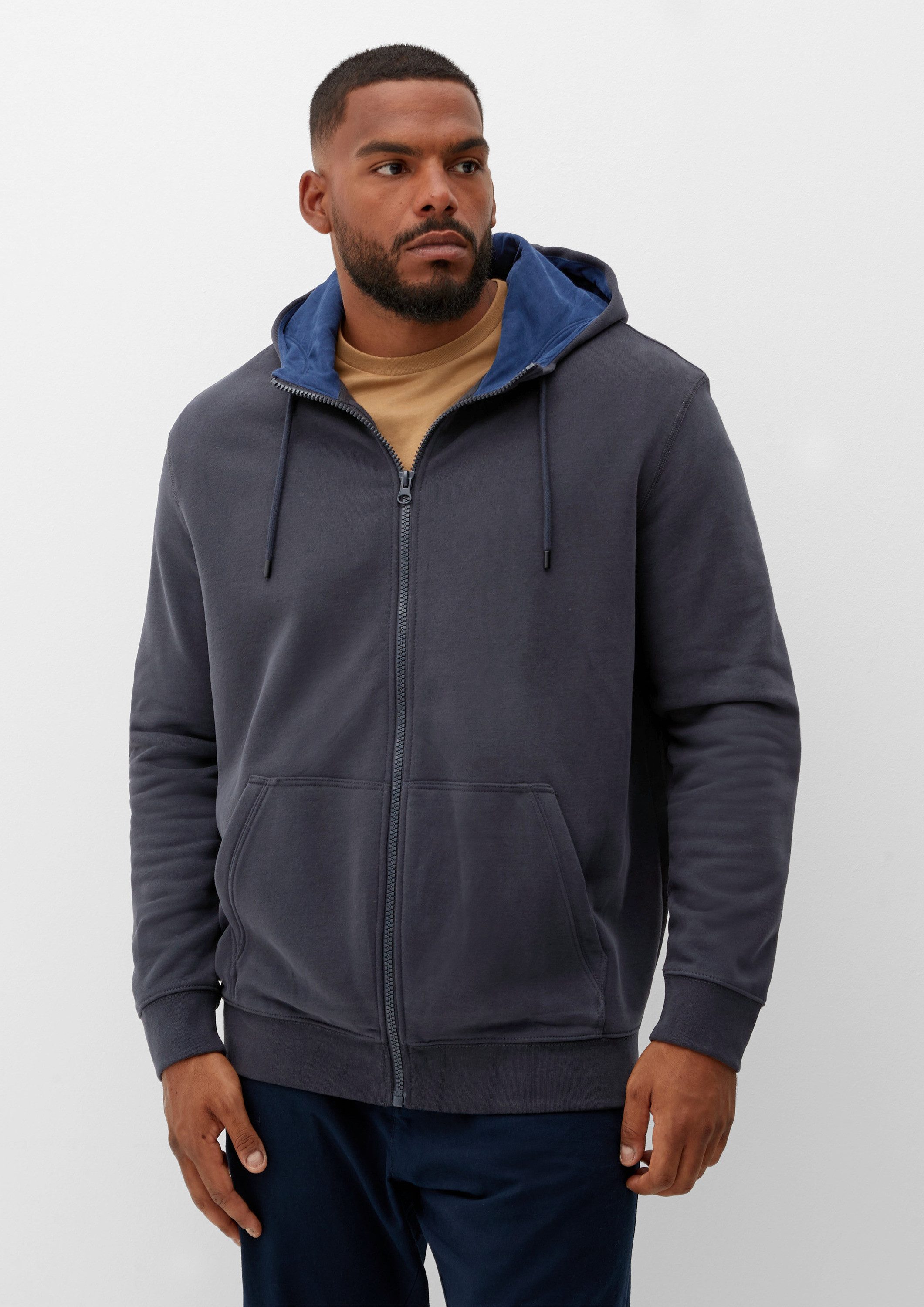 s.Oliver Sweatjacke Sweatshirt Jacke Sweatjacke mit günstig online kaufen