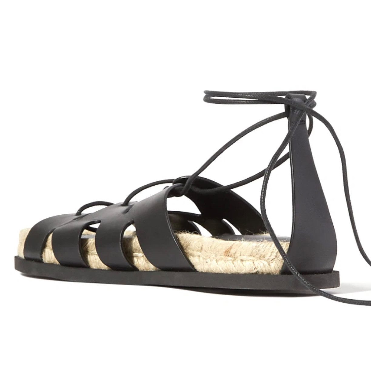 3.1 PHILLIP LIM Yasmine Espadrilles Gladiator Sandalen Slippers Römersandale Hand umwickelte Jute in traditioneller Espadrille-Technik