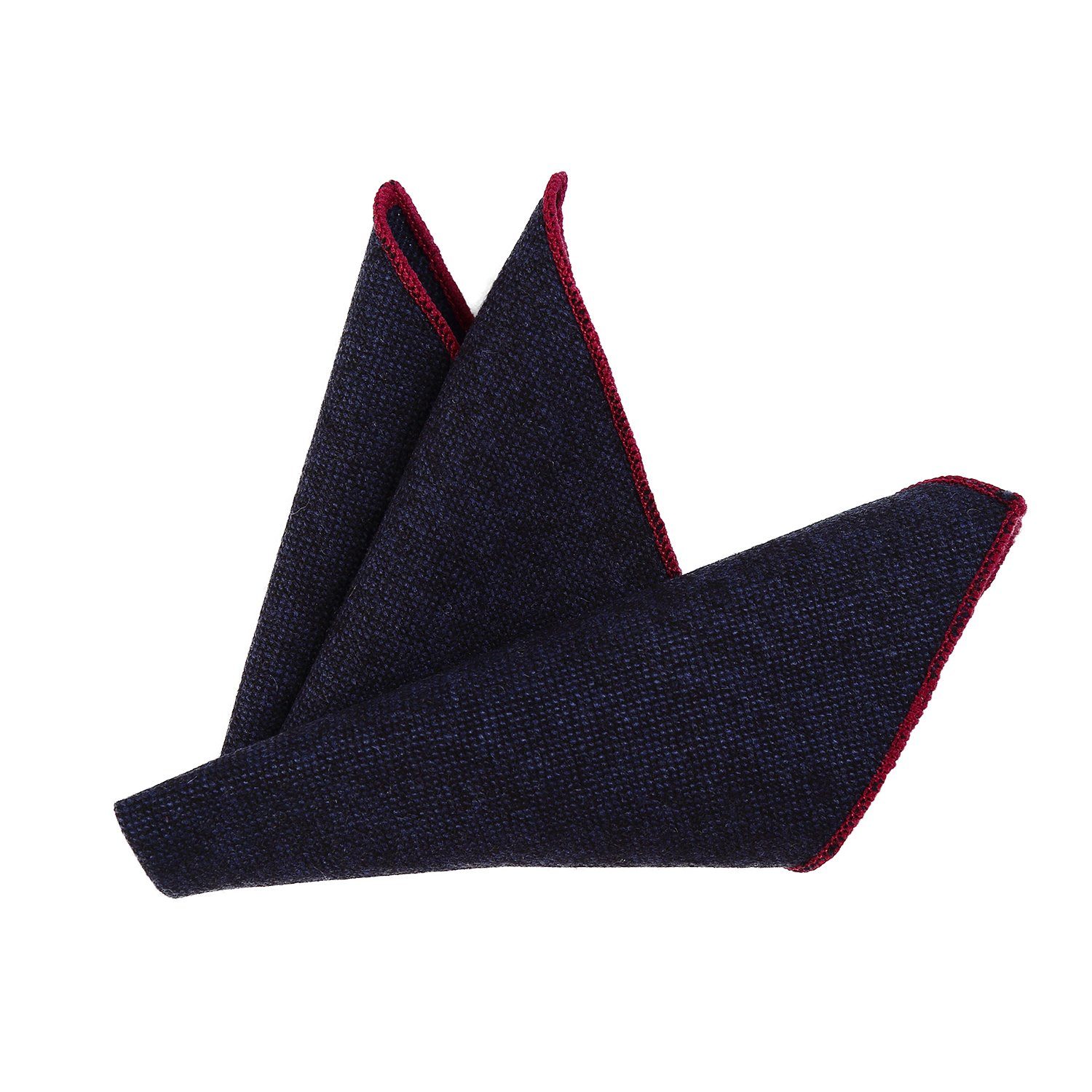 DonDon Einstecktuch DonDon Einstecktuch Tweed Style einfarbig, (Packung, 1-St. Packung), zum Falten, Tweed-Look