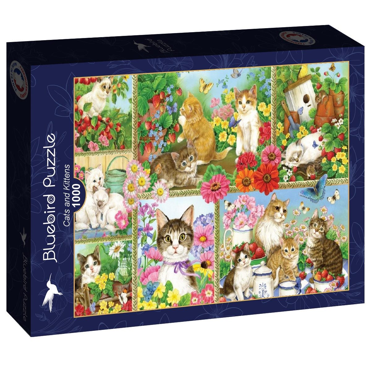 Bluebird Puzzle Puzzle Katzen und Kätzchen, Puzzleteile