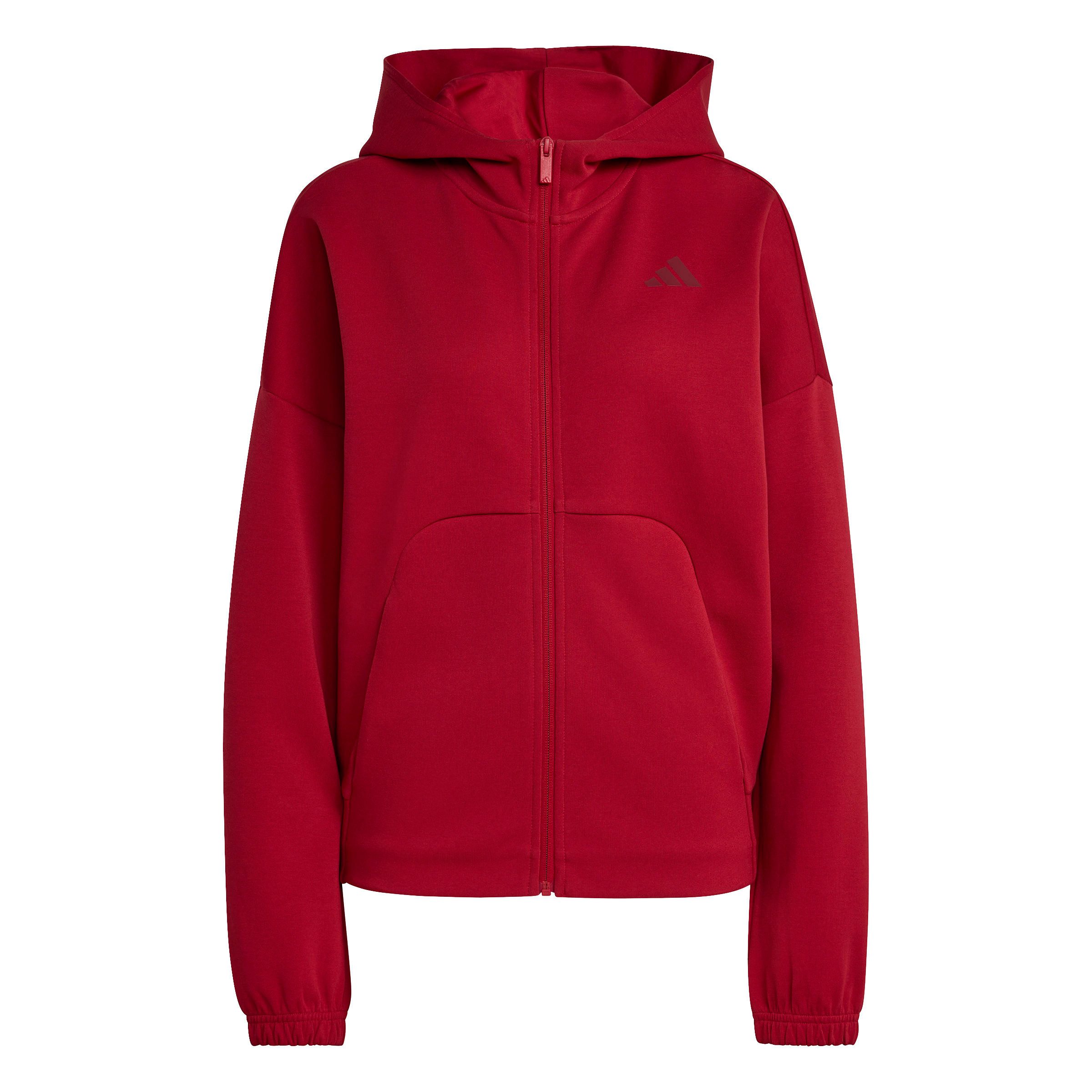 adidas Sportswear Hoodie W FI SL FZ Damen Kapuzenjacke / Hoodie rot