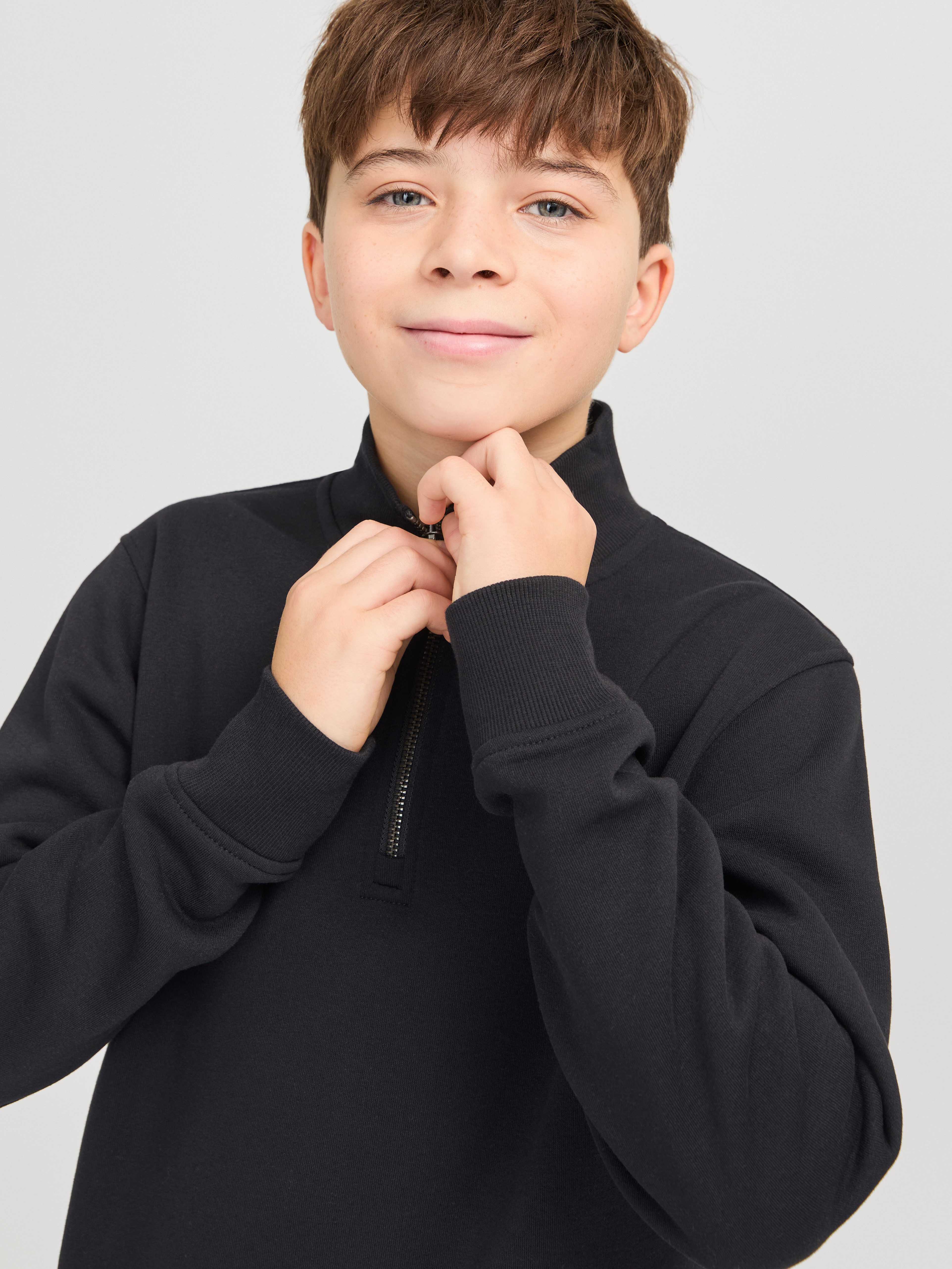 Jack & Jones Junior Sweatshirt JJEBRADLEY SWEAT HALF ZIP NOOS JNR – Bild 2 von 5