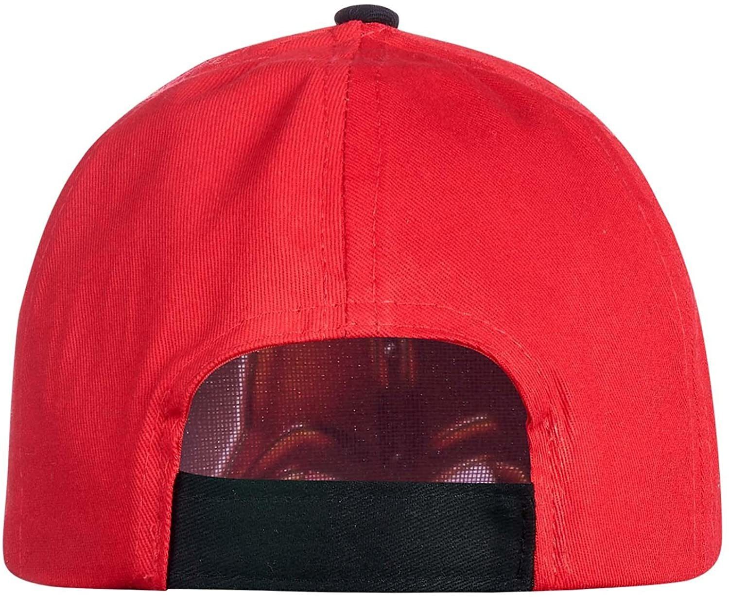 Star Wars Schirmmütze STAR WARS Cap Jungen + Mädchen Schirmmütze Rot Cappy für Kita, Schule, Einschulung Gr.52 + 54