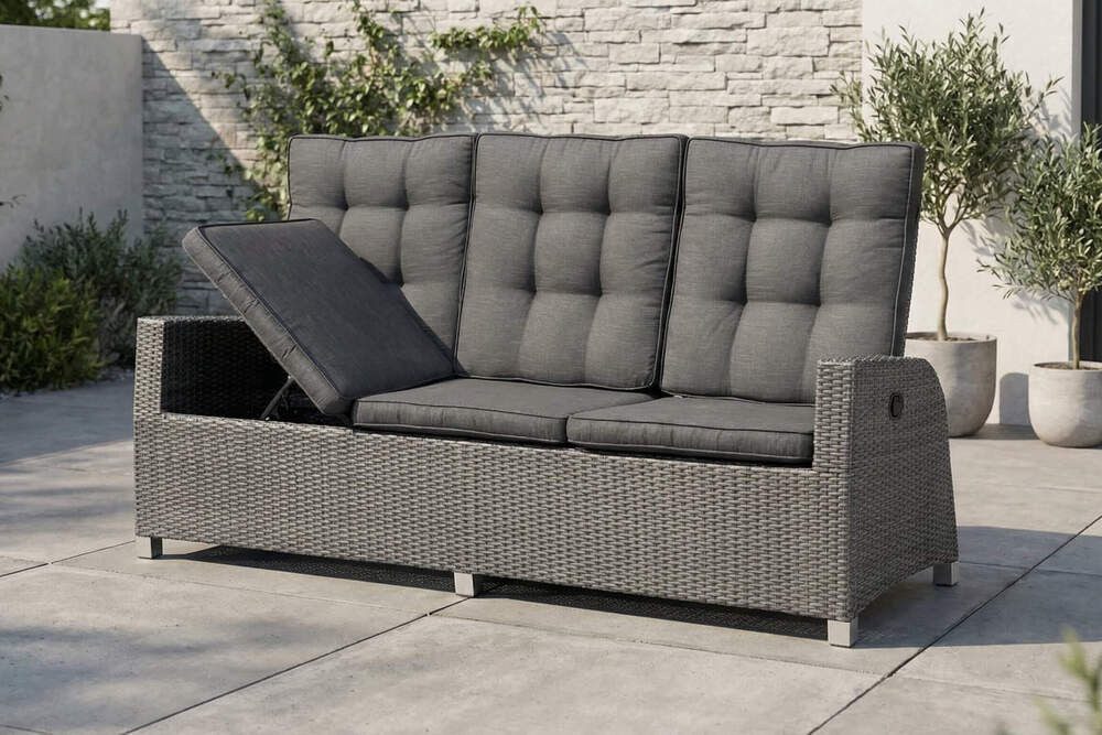 OUTFLEXX Gartenlounge-Bank Rocking Comfort