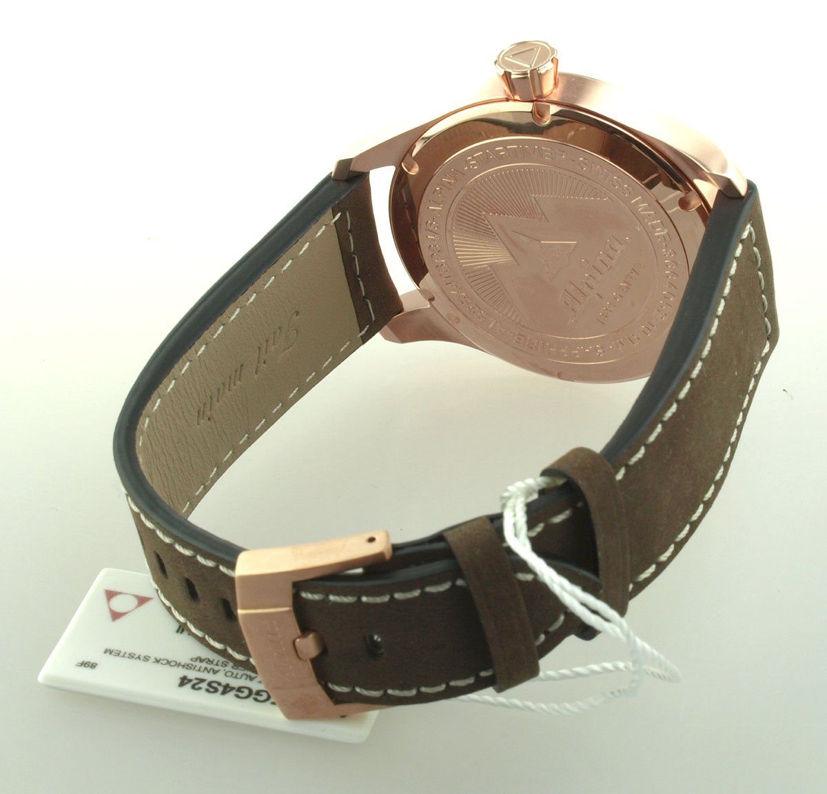 Alpina Watches AL-525GG4S24 Made Uhr Automatik schweizer Saphirglas, Pilot Automatikuhr Neu, Herren Automatikwerk Startimer Swiss