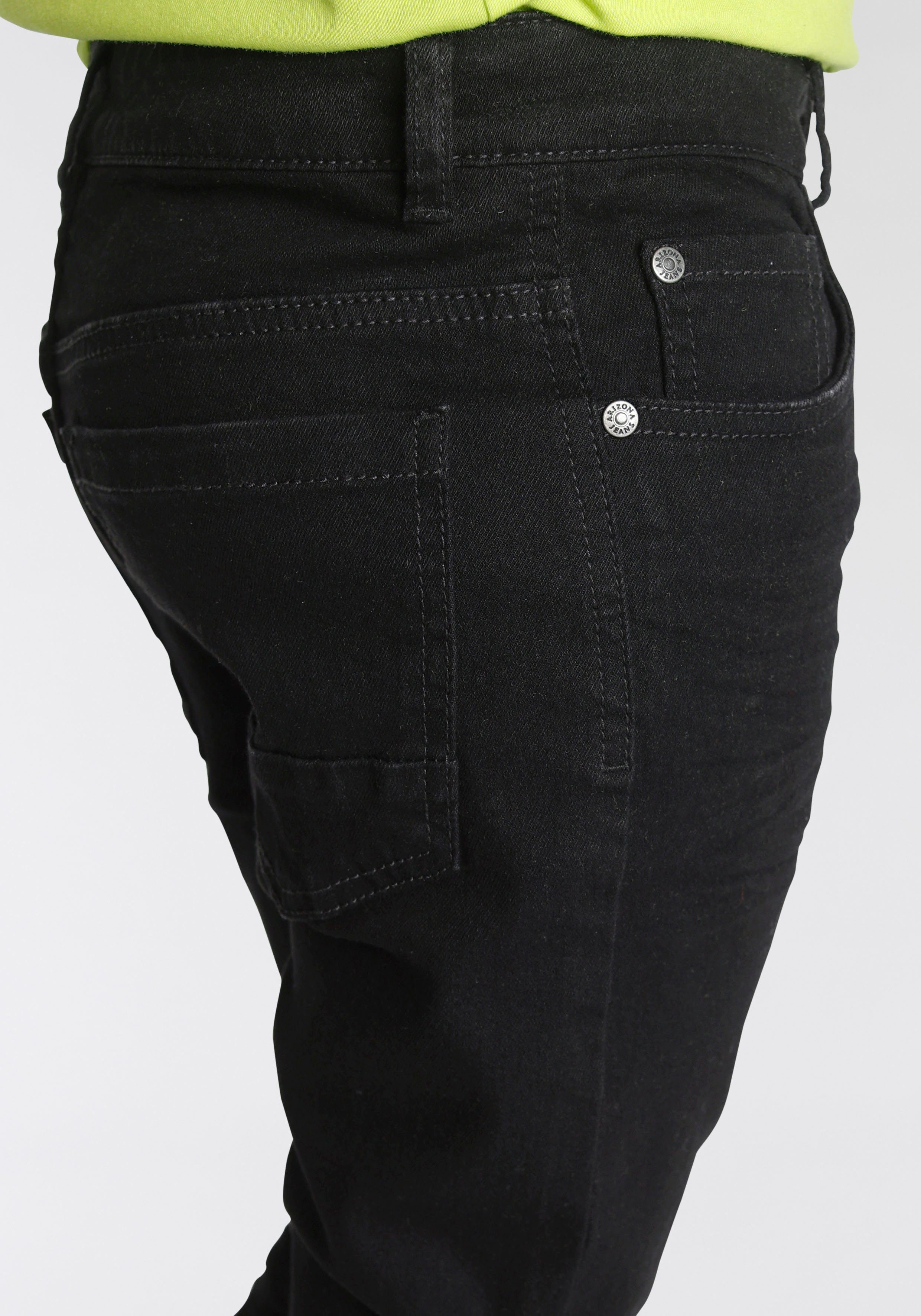Arizona Stretch-Hose, Basic Jeans für Jungen regular fit mit schmalem Bein