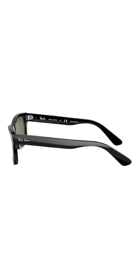 Ray-Ban Sonnenbrille Ray-Ban Burbank RB2283 Sonnenbrille Schwarz Grün Polarisiert