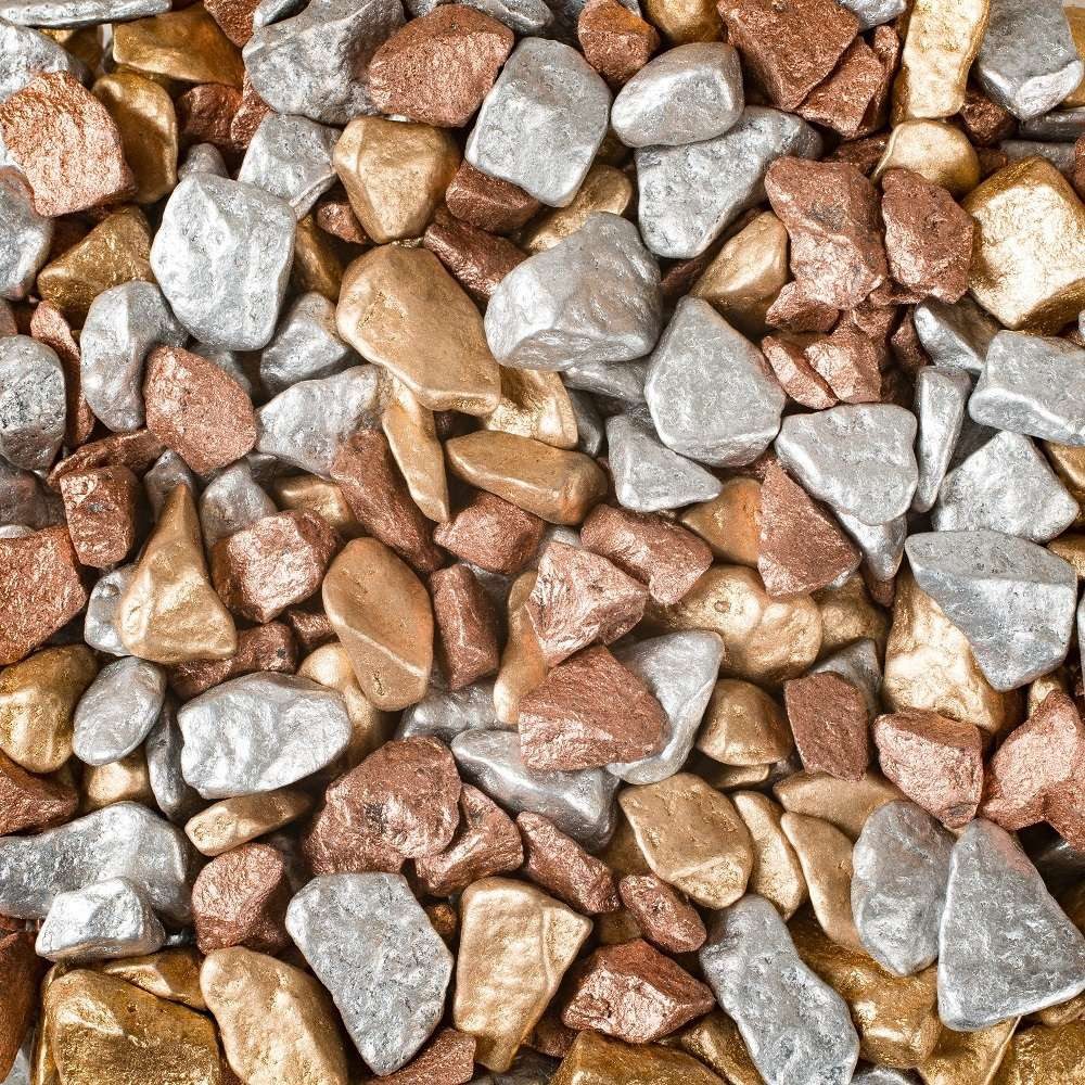 Eurosand Dekokies DEKOSTEINE metallic 9-13mm. 500g.