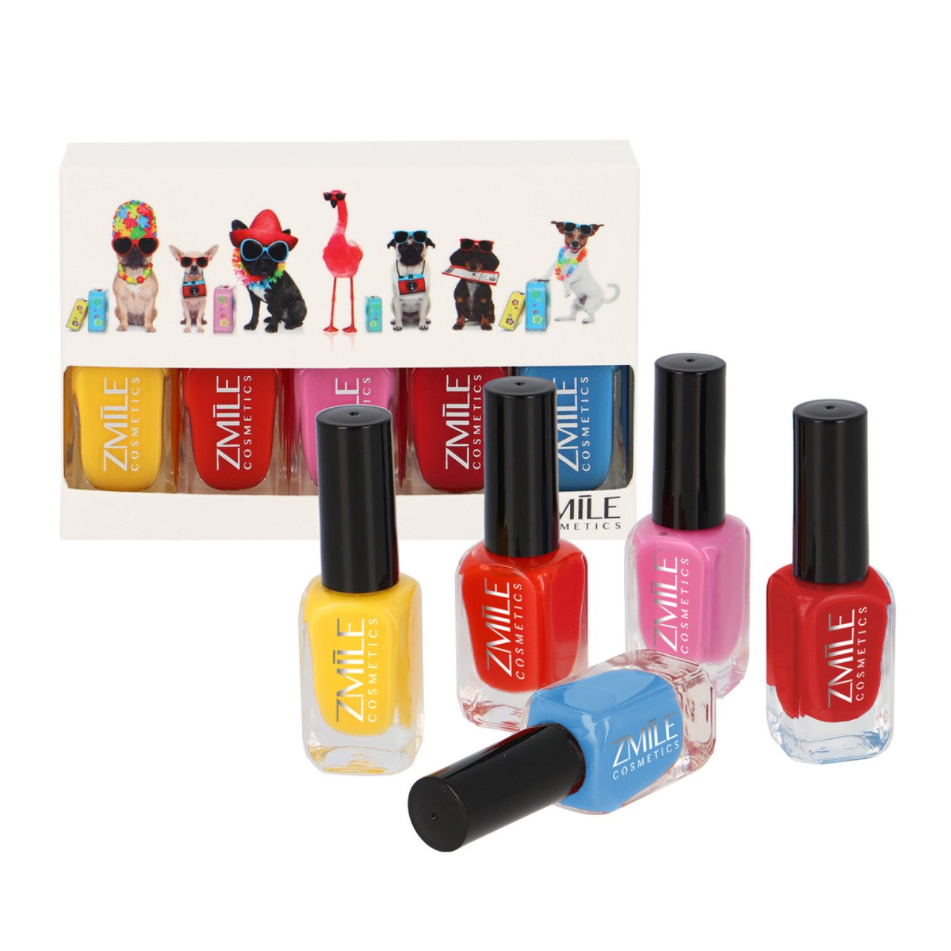ZMILE COSMETICS Gel-Nagellack Gel Like Nail Polish Set 'Summer Vacation', 5-tlg.