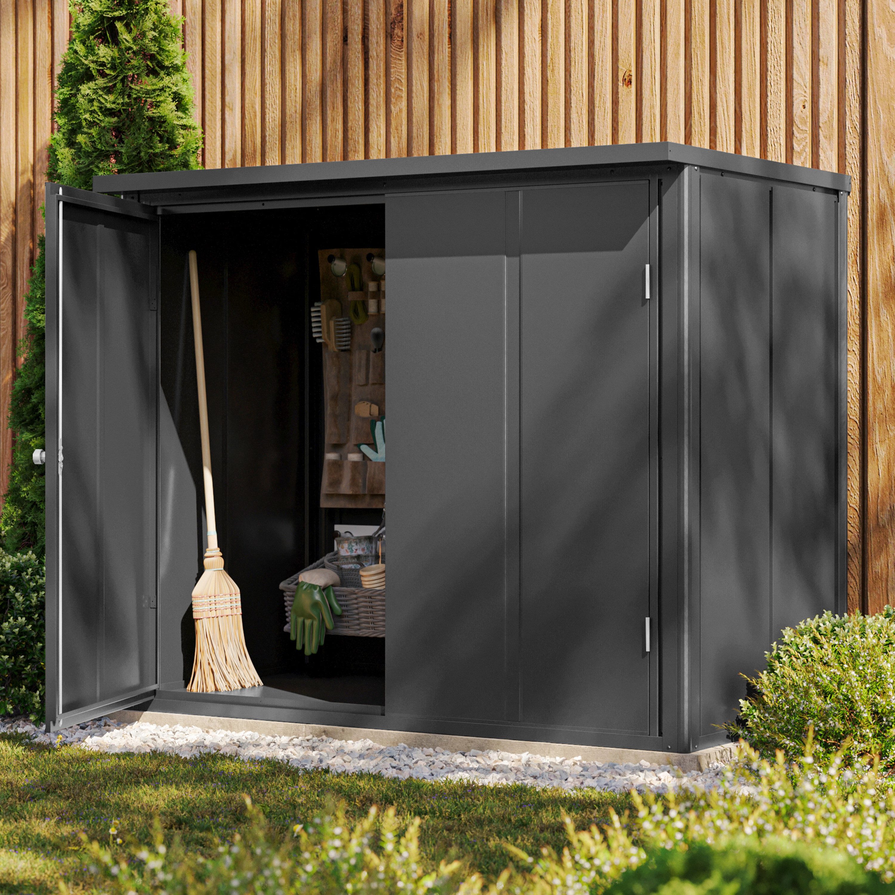 GFP Garten-Geräteschrank Gartenschrank Gerätehaus Geräteschuppen Franz 156x günstig online kaufen