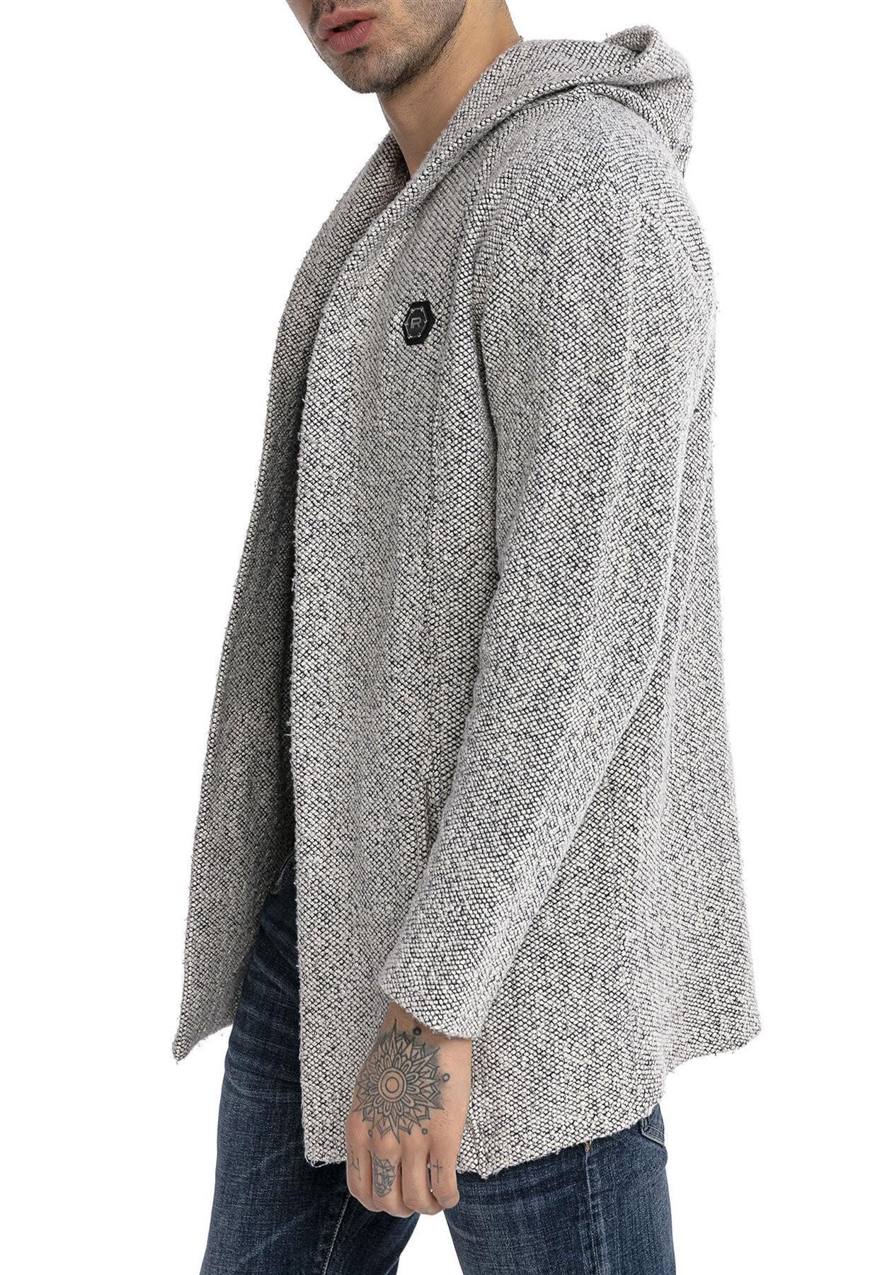 RedBridge Cardigan mit Kapuze ohne Verschluss Grobstrick Jacke günstig online kaufen