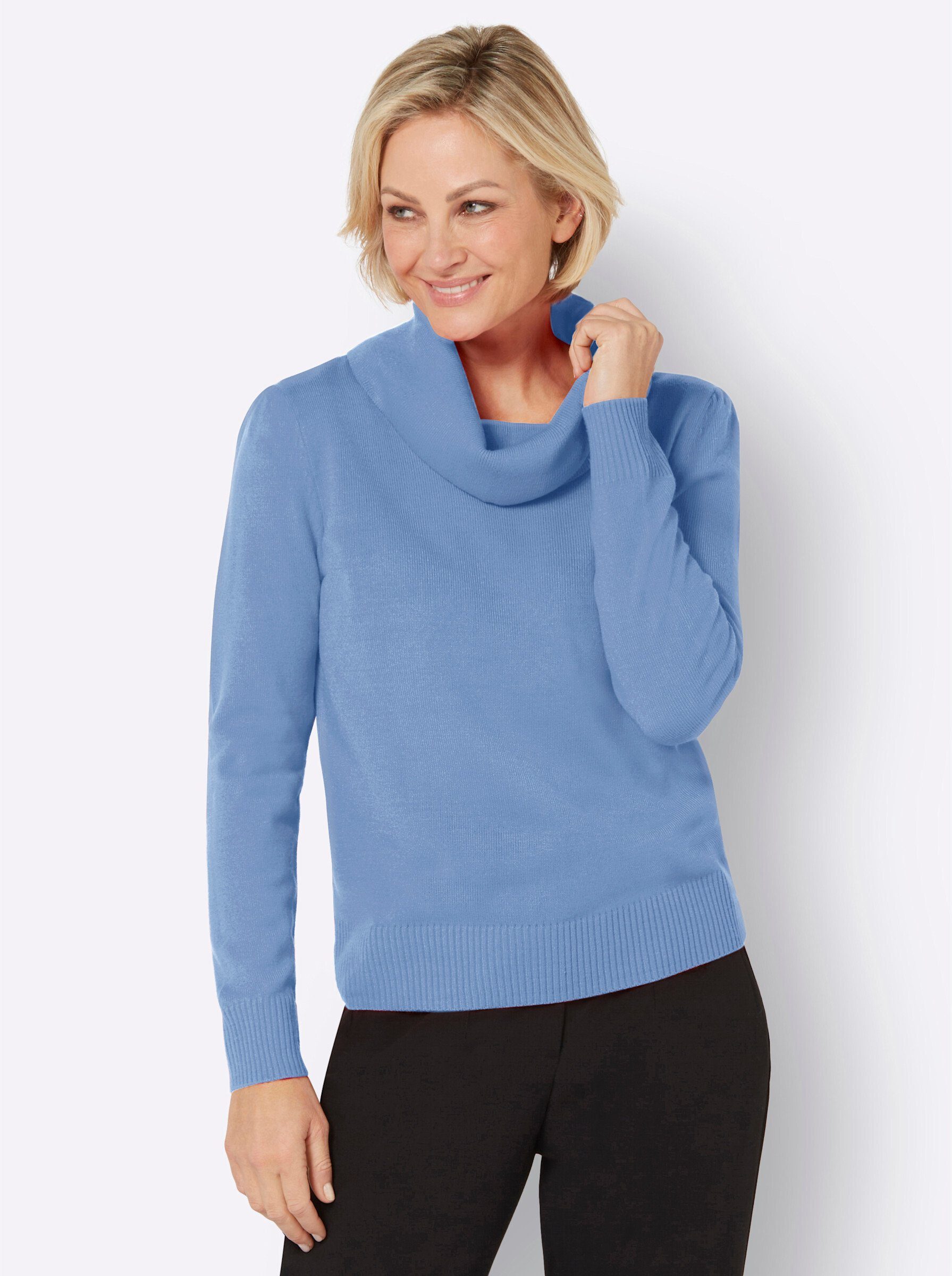 Strickpullover Sieh bleu an!