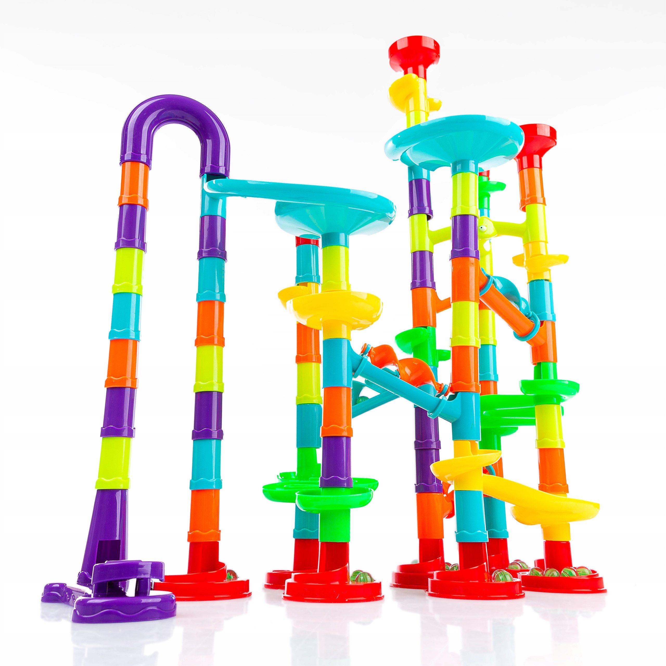 kinderplay Kugelbahn Kugelbahn Set – kreative Strecken – Lernspielzeug ab 3 günstig online kaufen