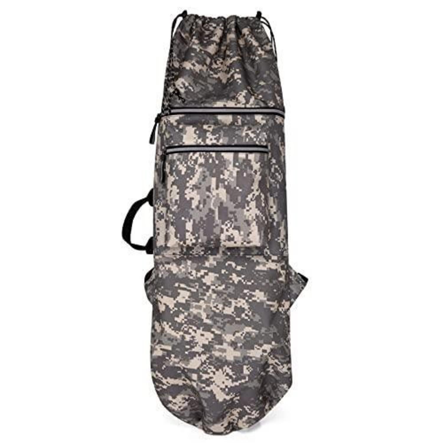 LuxusKollektion Skateboard Skateboard Tasche Grau/Camouflage Small 84cm