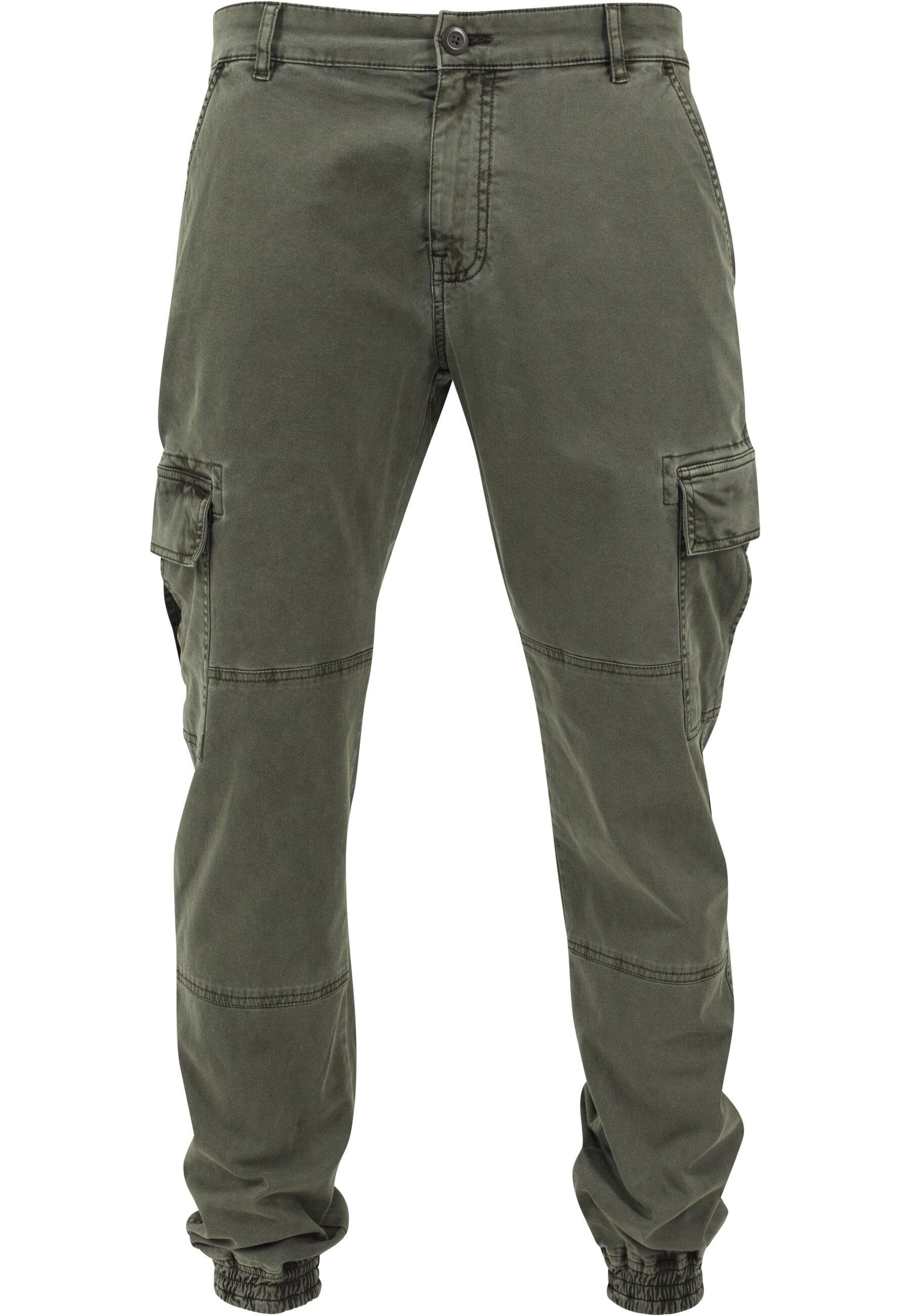 URBAN CLASSICS Cargohose Urban Classics Herren Washed Cargo Twill Jogging Pants (1-tlg)