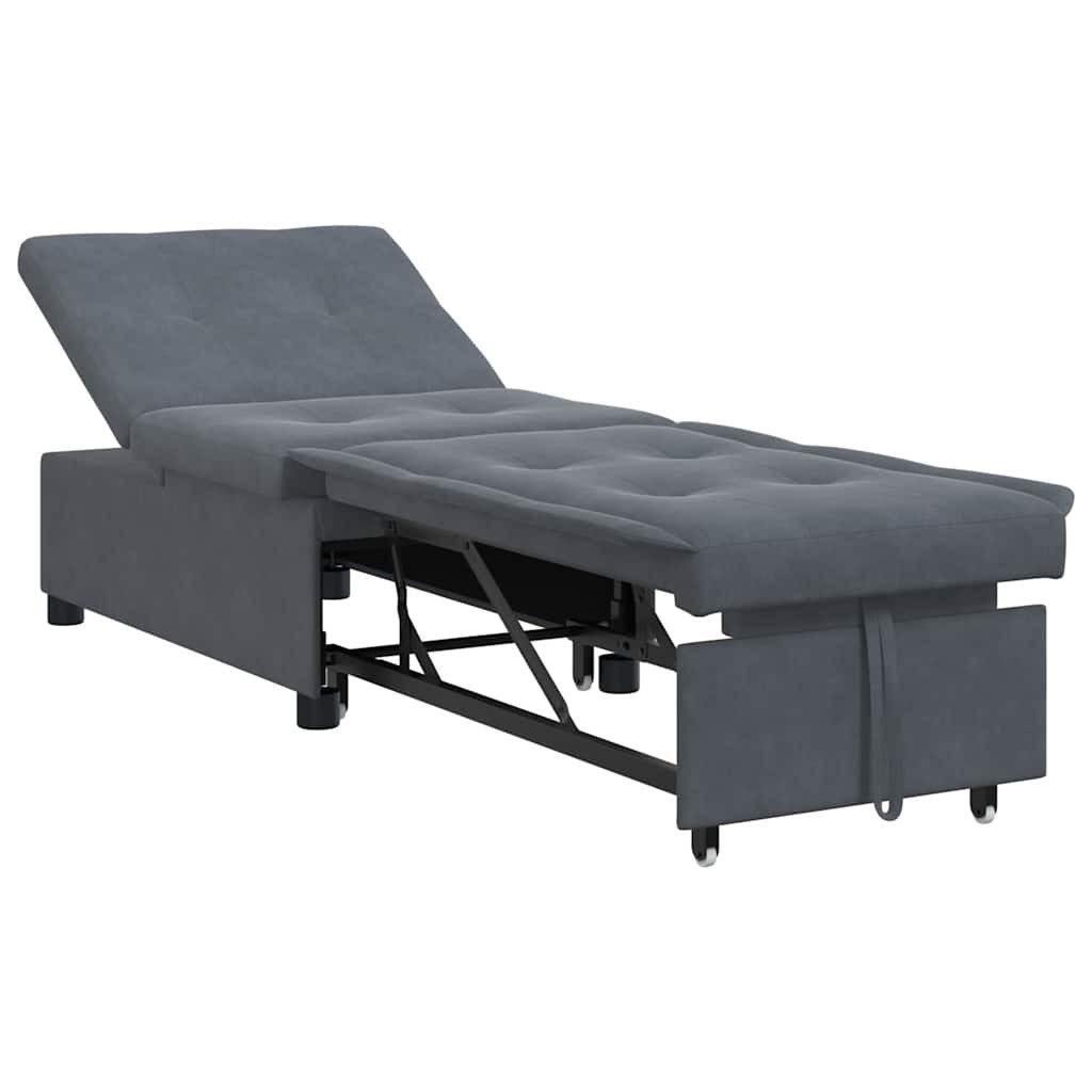 vidaXL Sofa Schlafsofa Dunkelgrau 67 x günstig online kaufen