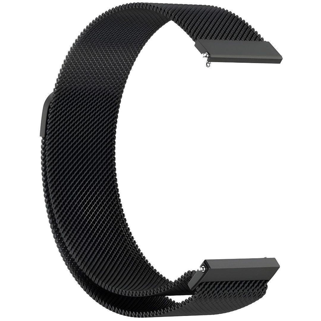 SmartUP Smartwatch-Armband 18mm / 20mm / 22mm Stegbreite Metall Milanese Ed günstig online kaufen