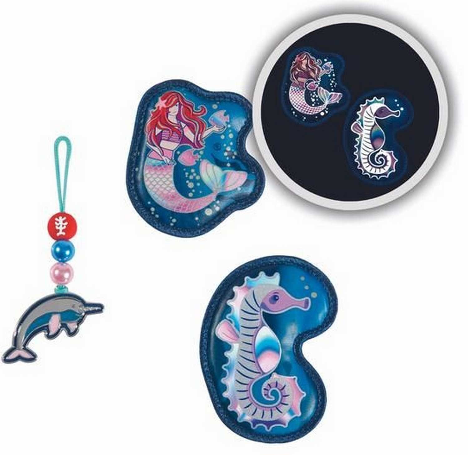 Step by Step Schulranzen-Patch MAGIC MAGS REFLECT Star Seahorse Zoe, Polyester