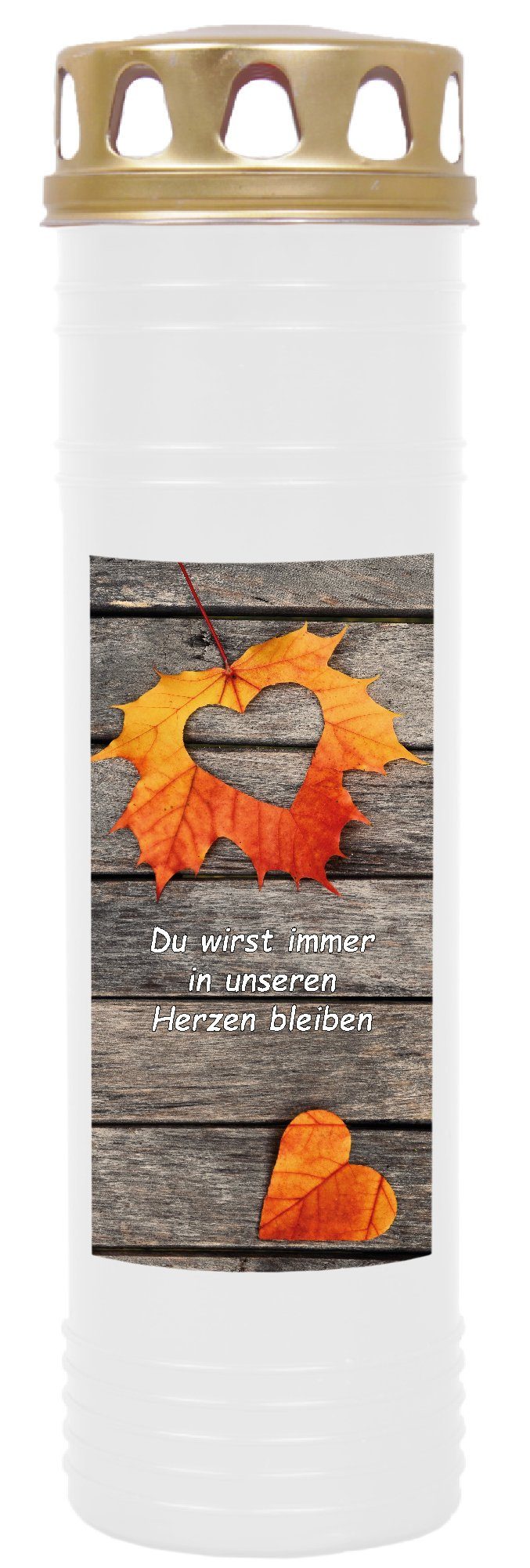 HS Candle Grabkerze mit Motiv 100h Brenndauer (1-tlg), Ø7xH25 cm, Grabkerze günstig online kaufen