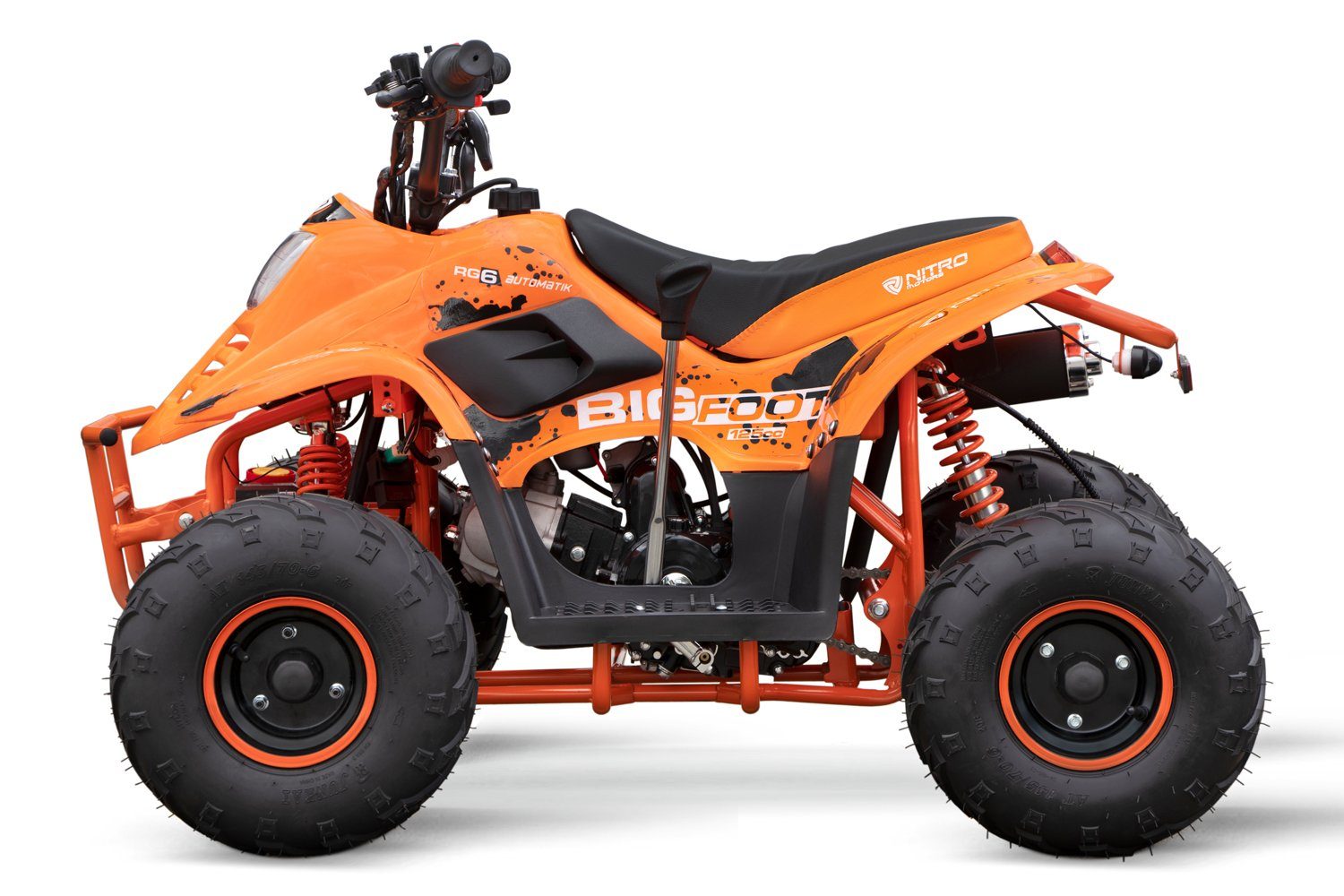 Elektro-Kinderquad + RG Smarty 6" 125cc Blau Automatik Light BIGFOOT