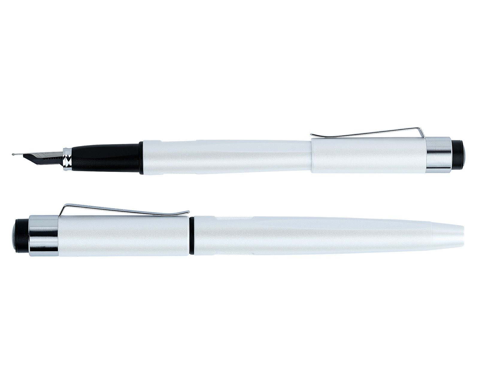 DIPLOMAT Füllhalter Füllhalter Diplomat Magnum perlmutt weiß, Stärke M, (Füllhalter mit Patrone), MADE IN GERMANY