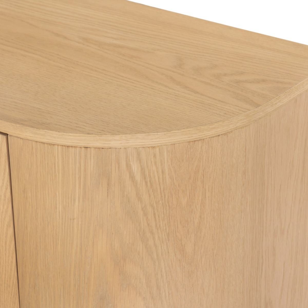 Natur24 Lowboard Novero Lowboard 180 x 45 x 40 cm Eichenholz Natur.