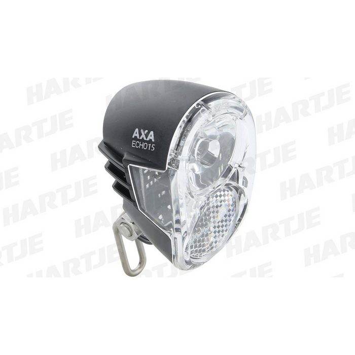 AXA Fahrradbeleuchtung Axa Front Scheinwerfer Echo 15 Schalter WS-Box LED schwarz StVZO