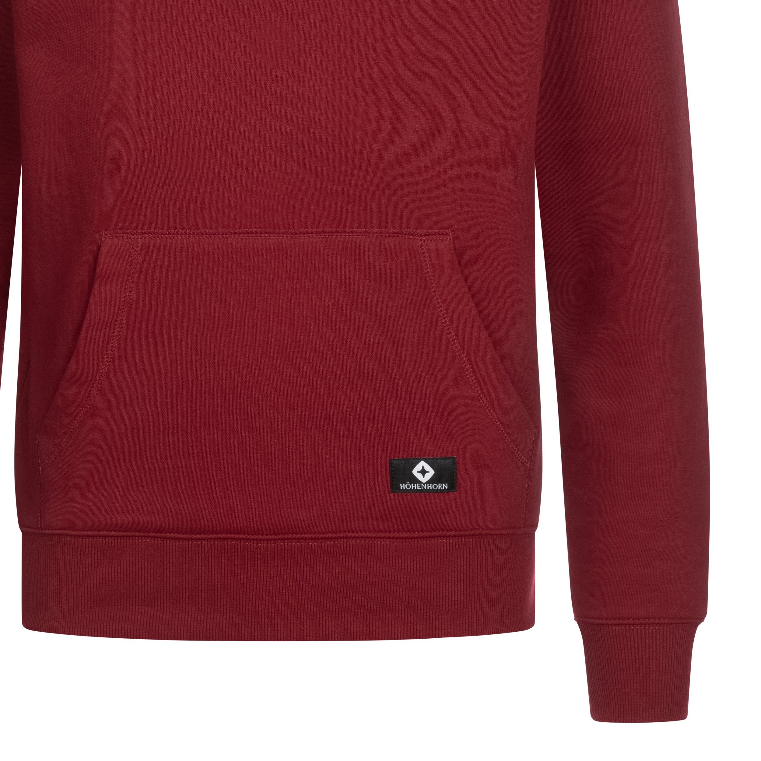 Höhenhorn Hoodie Janga Herren Kapuzen Pullover für Männer Hoody Sweatshirt Hochwertige Baumwolle, weiche Innenseite, angenehm warm