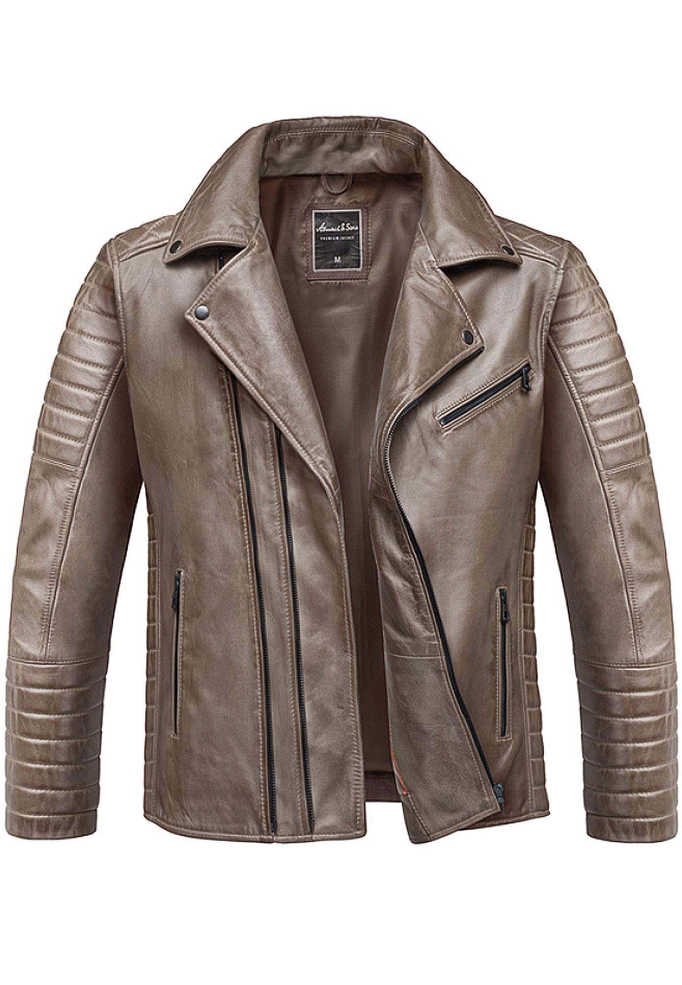 Amaci&Sons Lederjacke AMHERST Lederjacke Echtleder Herren günstig online kaufen