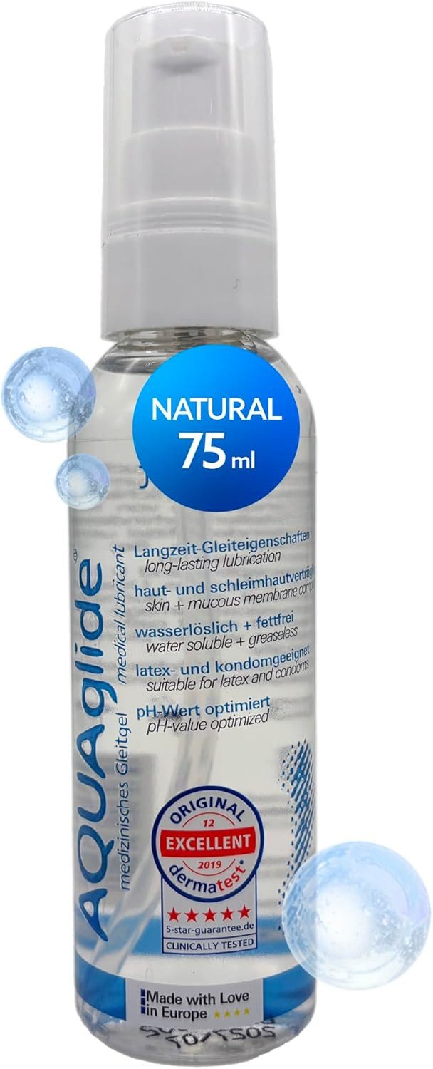 JOYDIVISION Gleitgel AQUAglide Natural Gleitmittel, Das Original, kristallklar und geruchsneutral