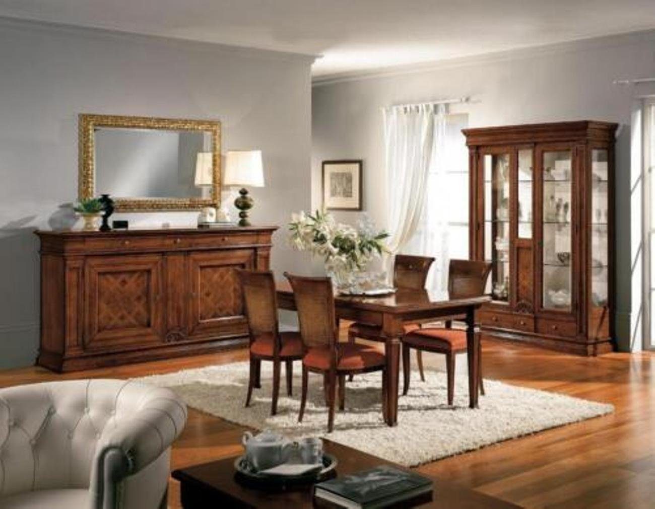 Esstisch Einrichtung Möbel Design Luxus JVmoebel Italienische Esstisch, Tische Massivholz