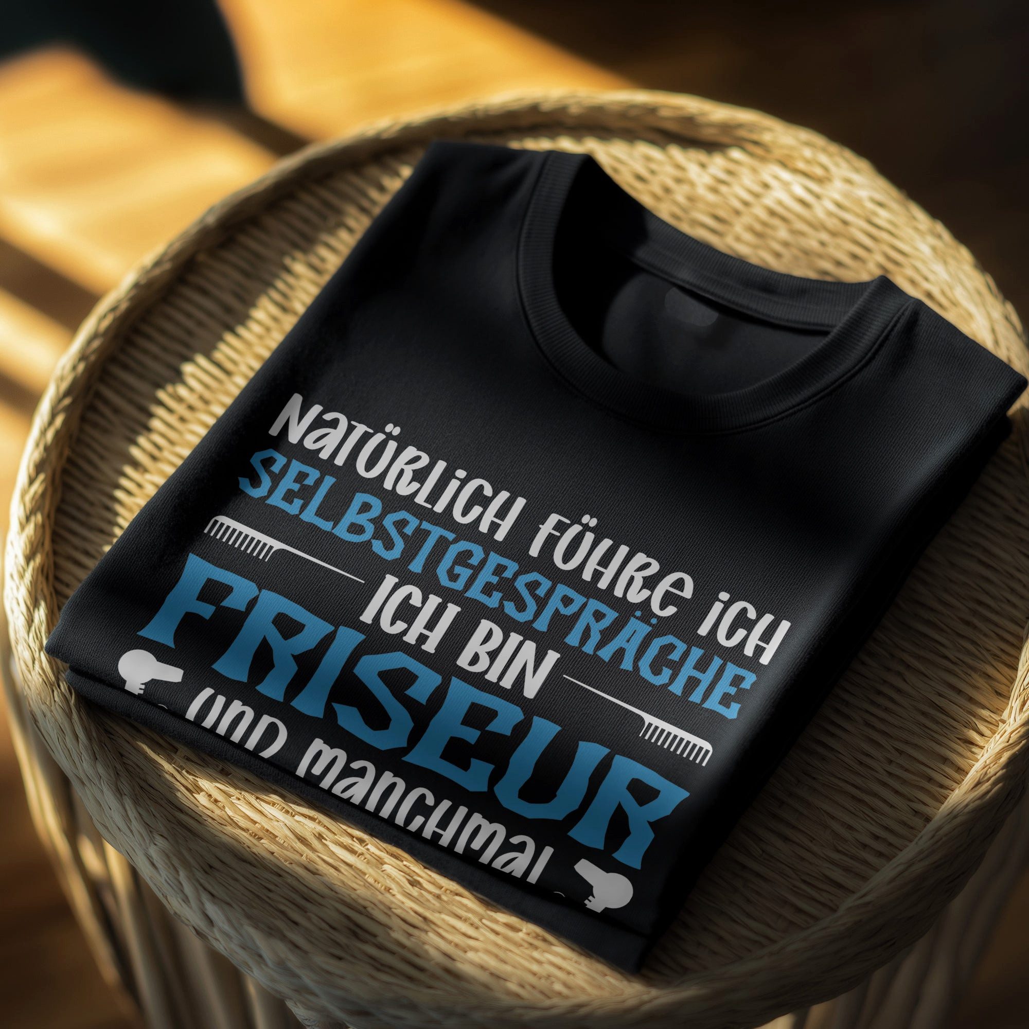 22Feels T-Shirt Friseur Geschenk Männer Spruch Beruf Ausbildung Abschluss IN DEUTSCHLAND BEDRUCKT