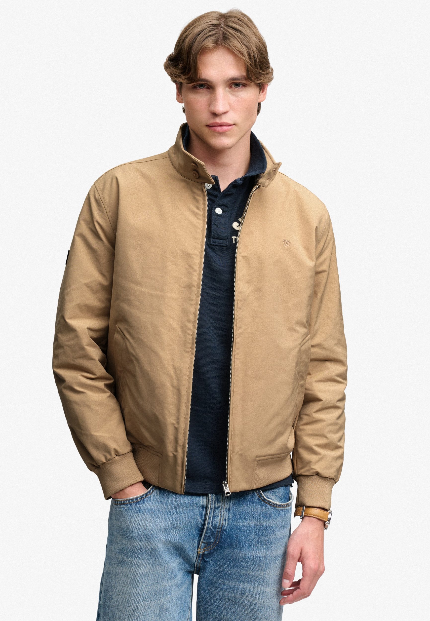 Superdry Outdoorjacke CAMPUS PADDED HARRINGTON JKT Tan