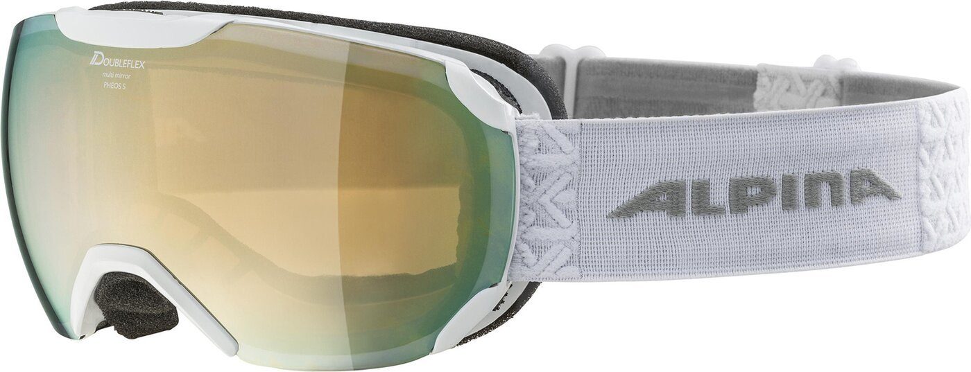 matt Skibrille S HM PHEOS Sports white Alpina