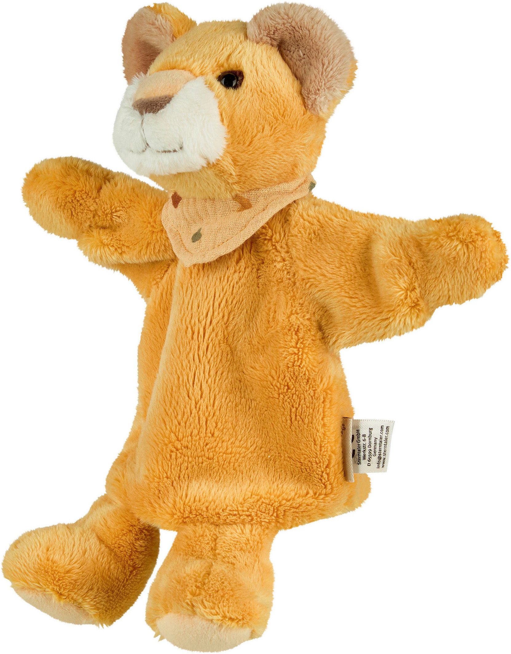 Sterntaler® Handpuppe Löwe Leo, speziell für Kinderhände