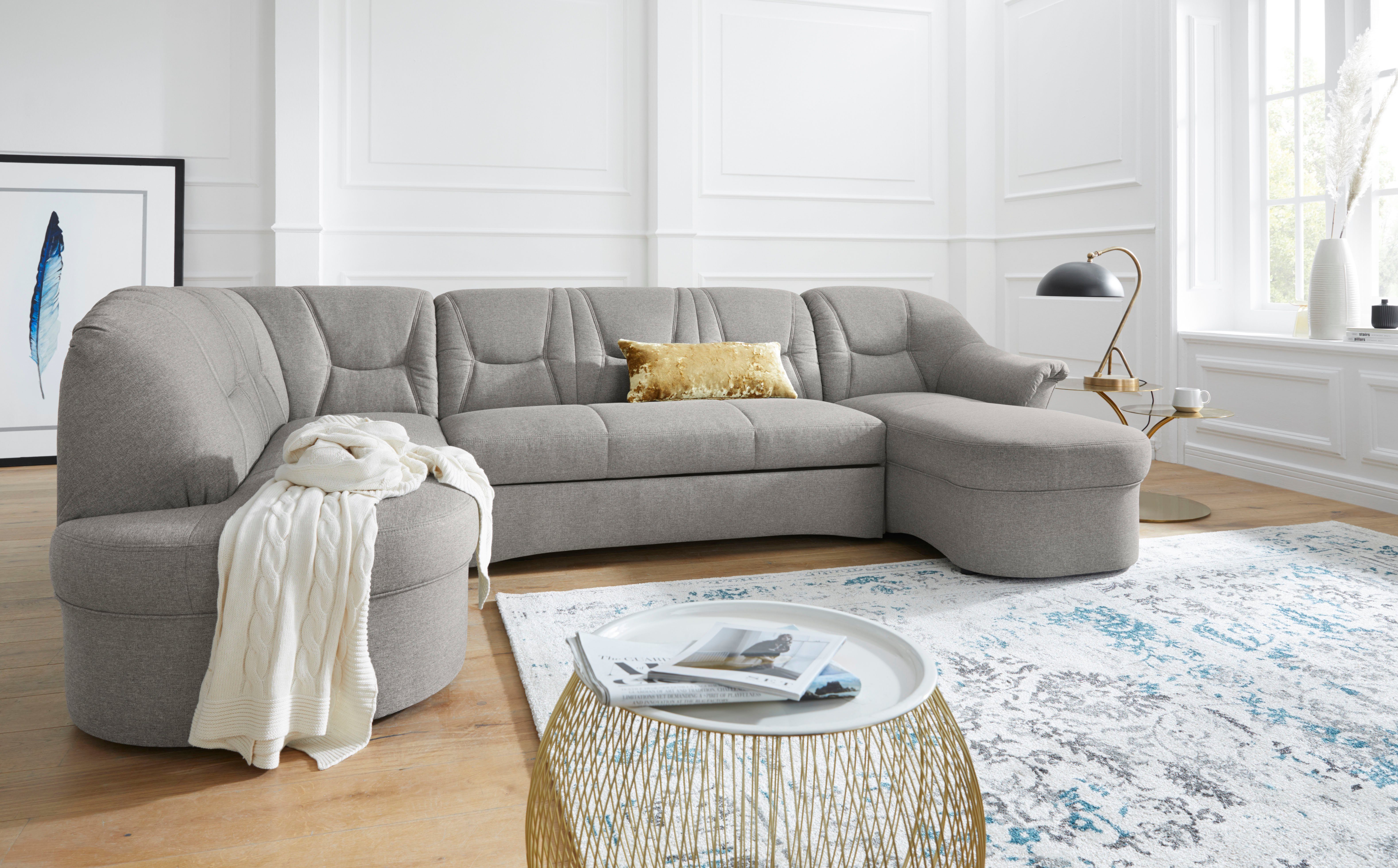DOMO collection Wohnlandschaft "Sarafina, zeitlos und komfortabel, optional günstig online kaufen