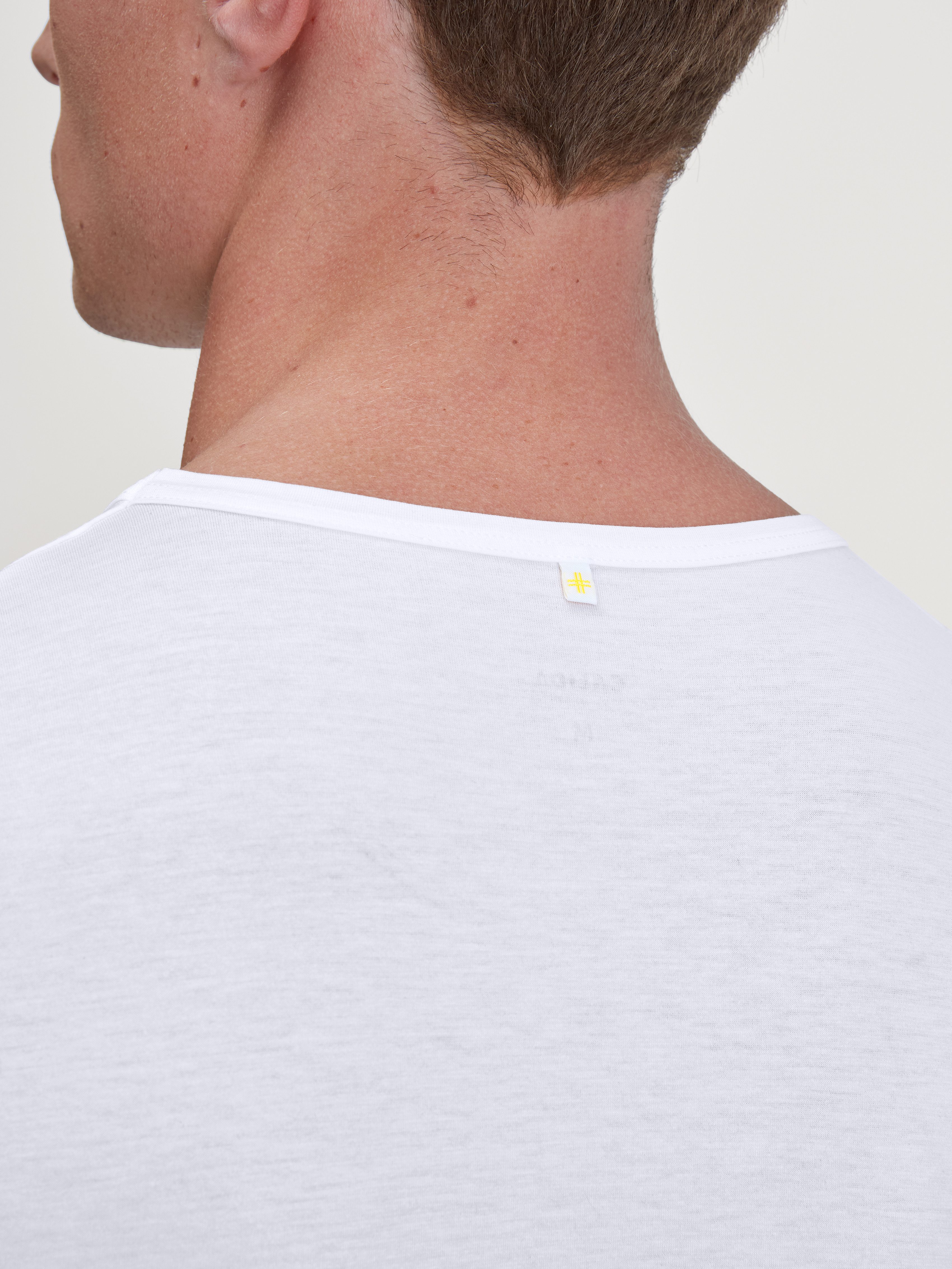 CALIDA T-Shirt Natural Cooling Rundhals-Ausschnitt, Single Jersey, elastisch, weich, Kurzarm