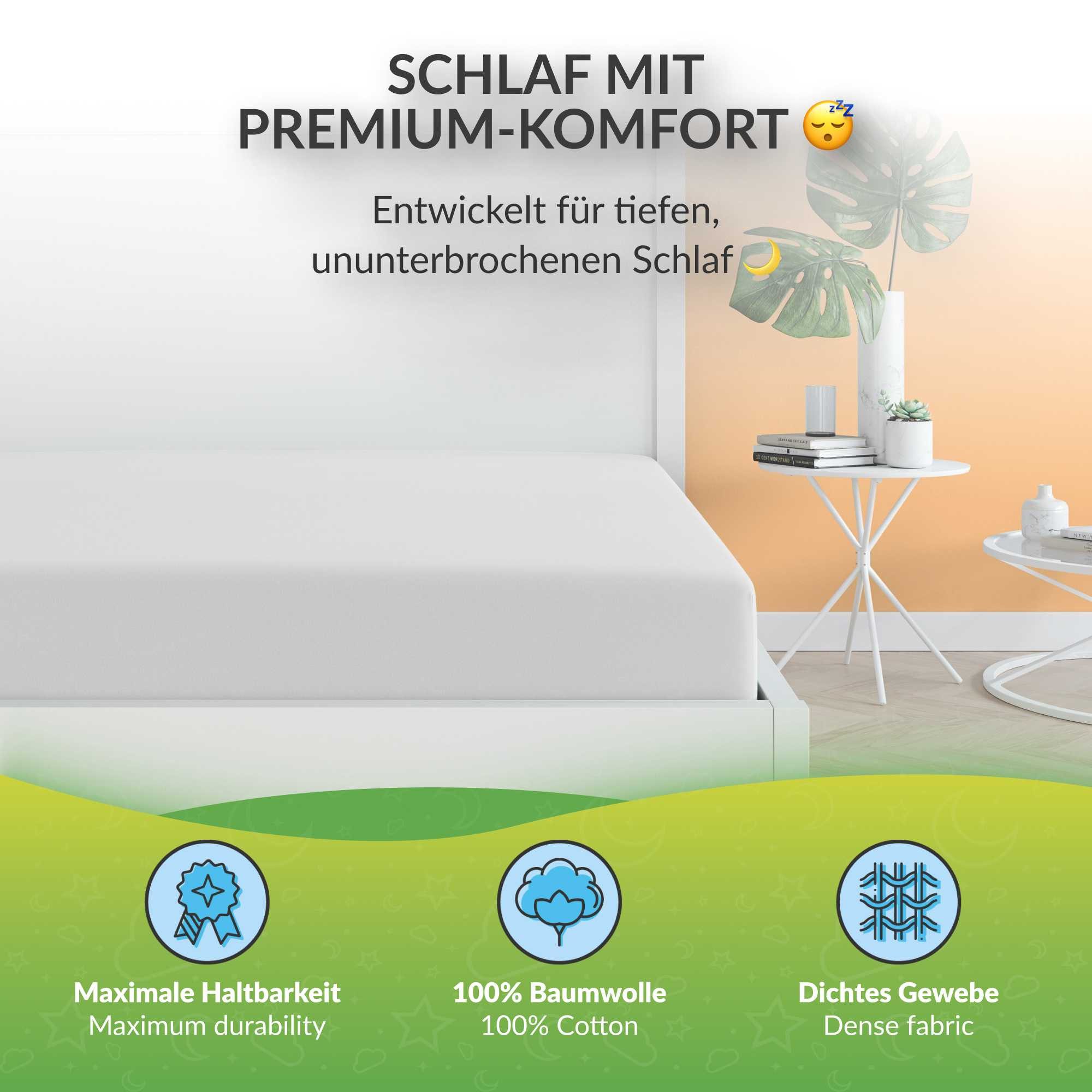etérea Himmlische Qualität Spannbettlaken etérea Comfort Jersey 2er Set Spa günstig online kaufen