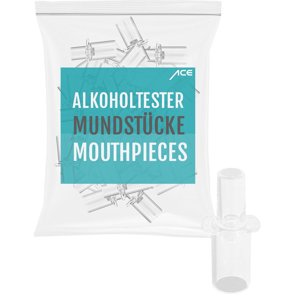 ACE Alkohol-Schnelltest ACE AF-33 & DA-7100 Mundstücke Transparent