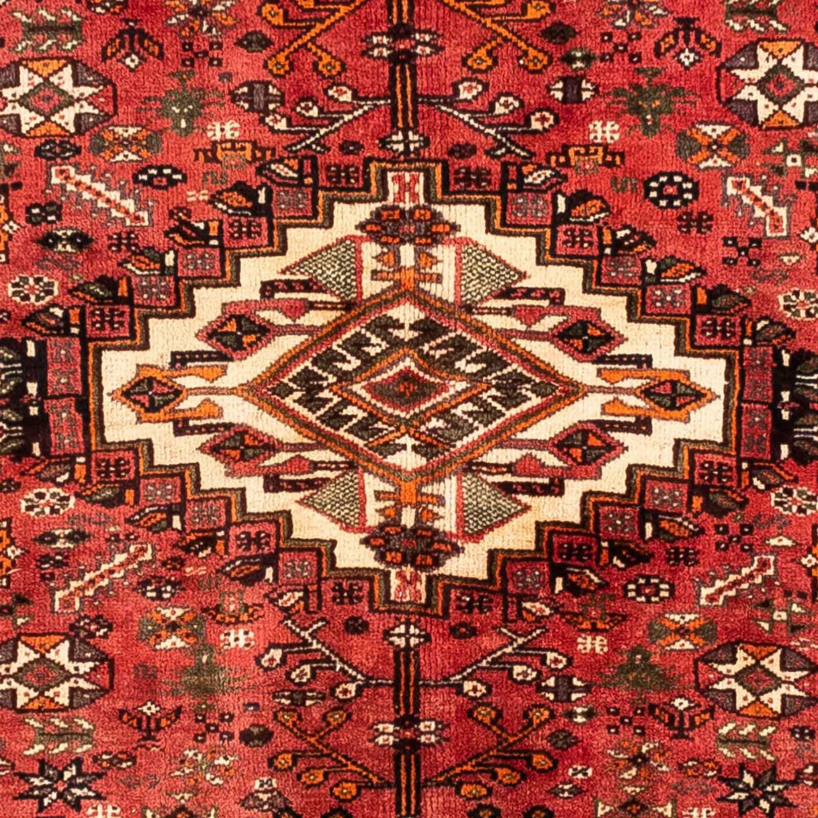 Höhe: mm, x Zertifikat Wollteppich Unikat Medaillon 240 morgenland, Shiraz 158 rechteckig, 1 cm, mit