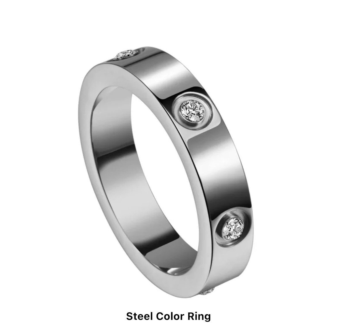 ROUGEMONT Fingerring Partner Ring Freundschaftsring Ring Wasserfest Hypoallergen, Hypoallergen