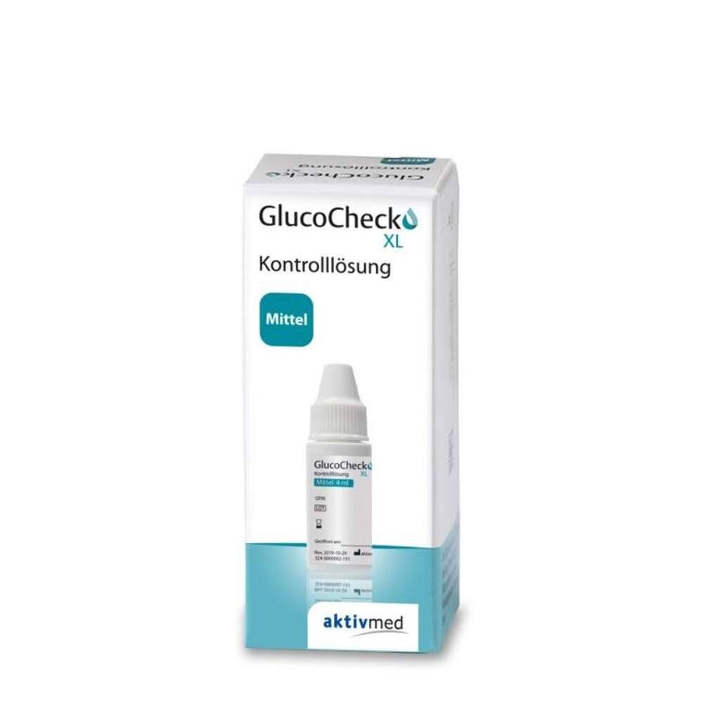 Blutzucker-Teststreifen Gluco Check XL Kontrolllösung 4 ml
