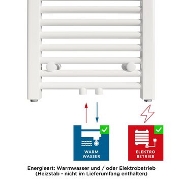 Aquabad® Badheizkörper VIRGO Handtuch Heizkörper Mittelanschluss 50mm, 40x120cm, 350W