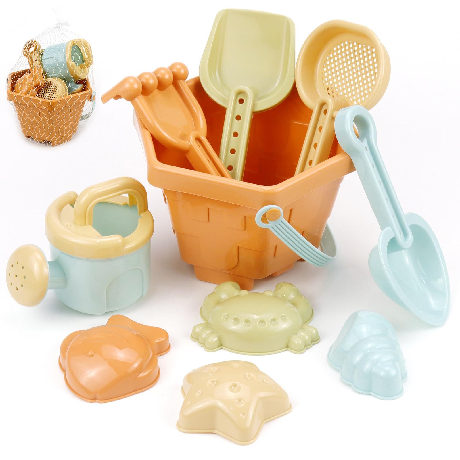 Sandform-Set Sandspielzeug Set Kinder Strandspielzeug Sandkasten Zubehör