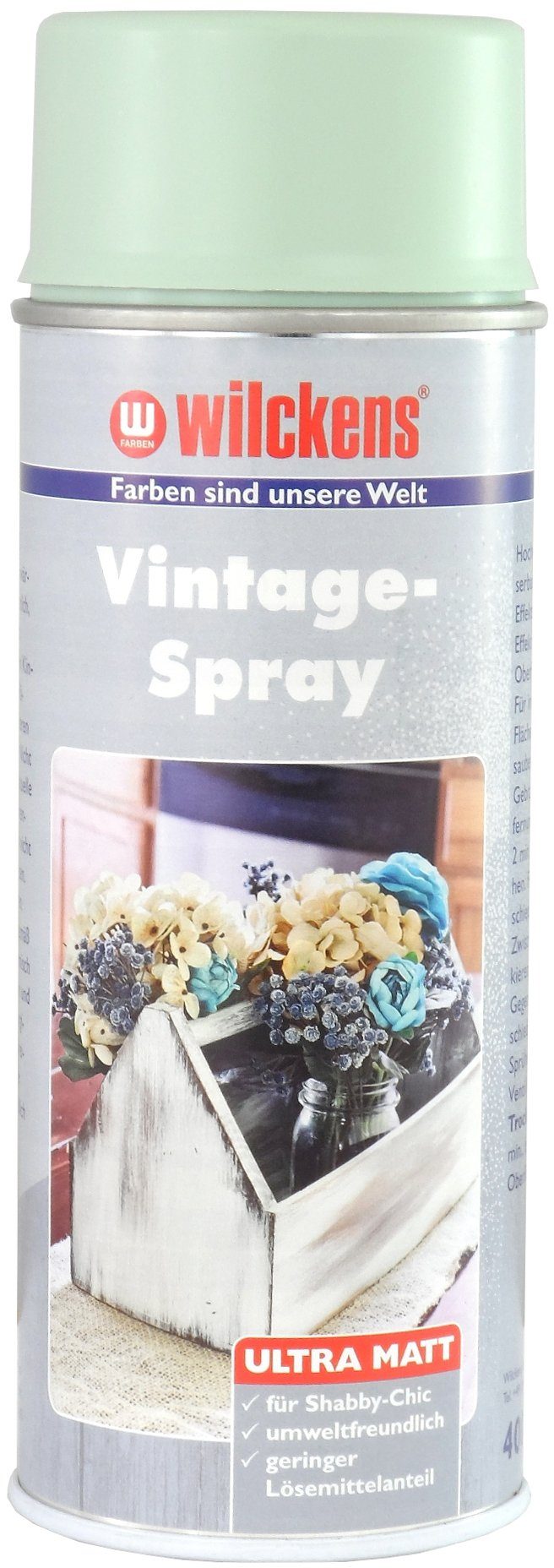 Wilckens Farben Sprühfarbe, Vintagespray 400ml Grün | Sprühlacke