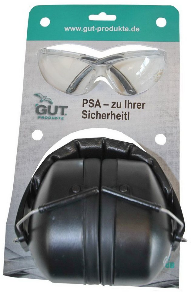 Pocket-Gehörschutz Kapselgehörschutz Brille, im + Set GUT-Produkte St) (1 28dB, GUT