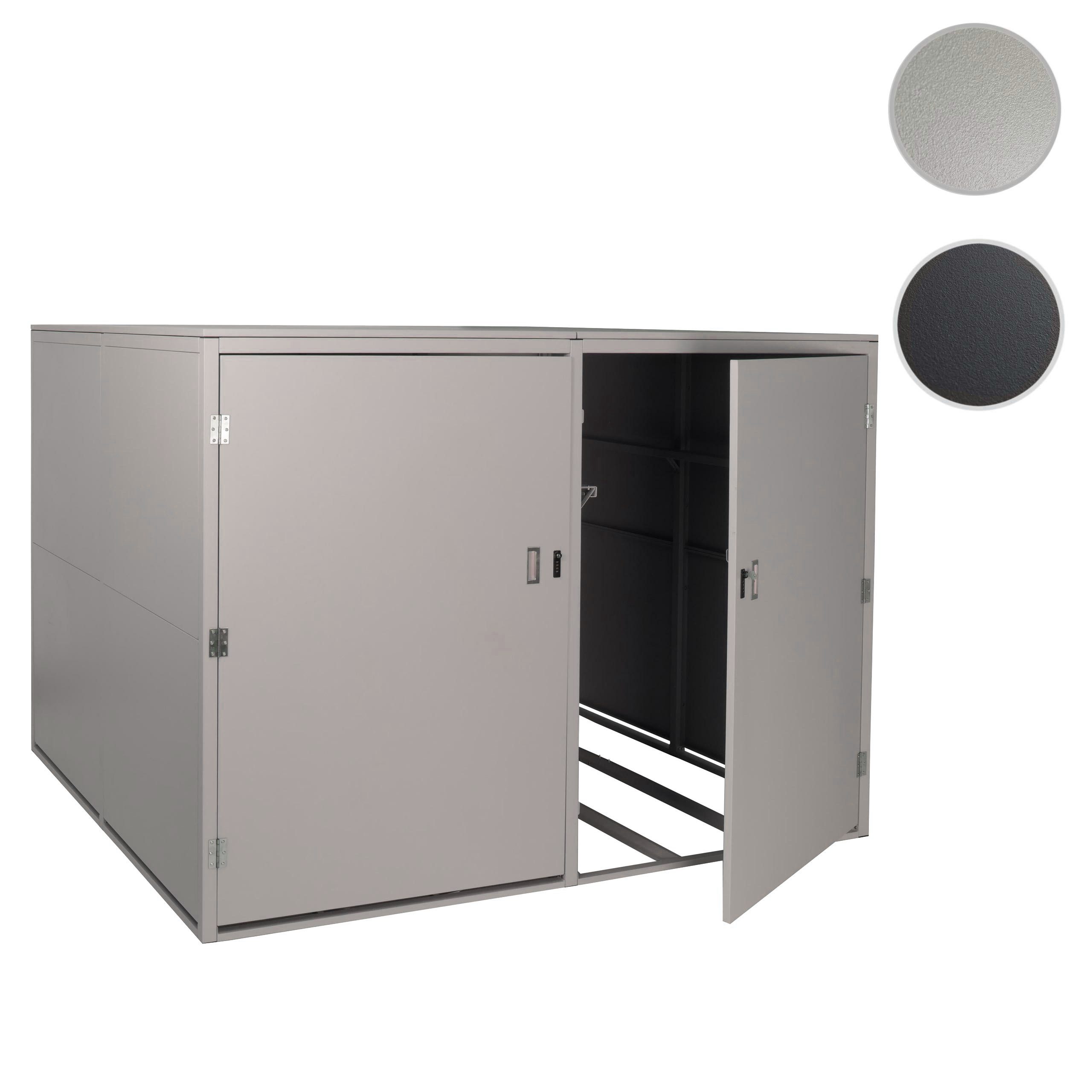 MCW Fahrradbox MCW-L56c-4 (1 St), Aussparungen für Luftzirkulation