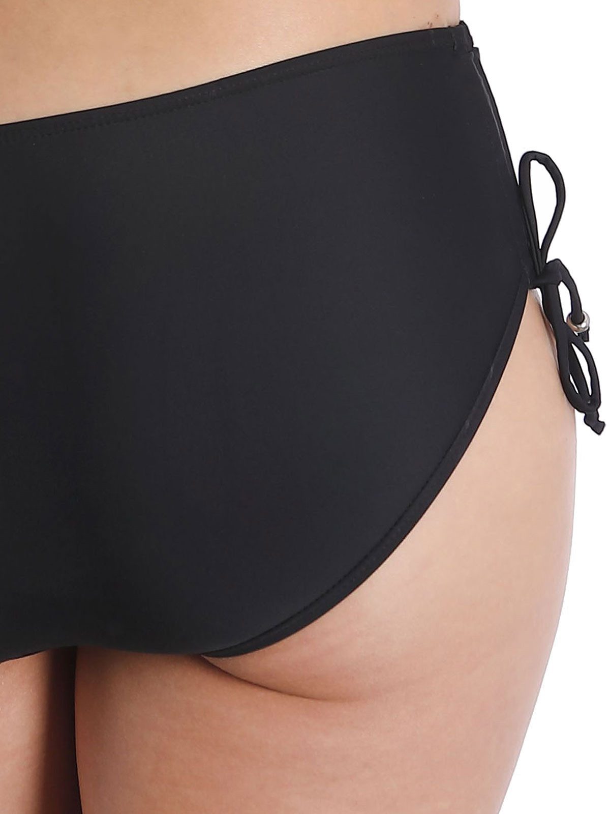 Sassa Bikini-Hose Bikini Slip BASIC BLACK (Stück, 1-St) Zwickel