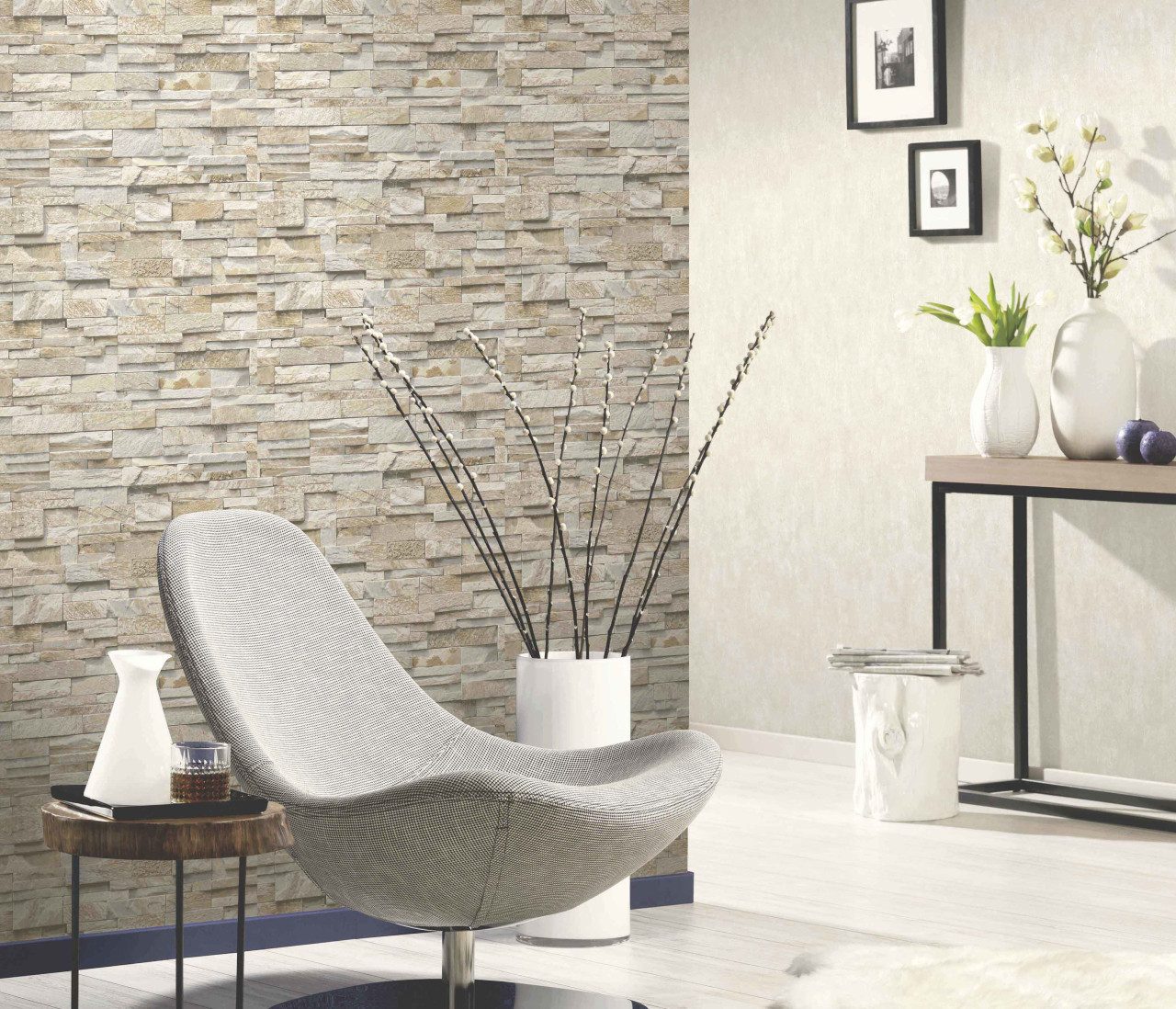 Erismann Vliestapete Erismann Vliestapete 02363-10 Steine beige 10,05 x günstig online kaufen