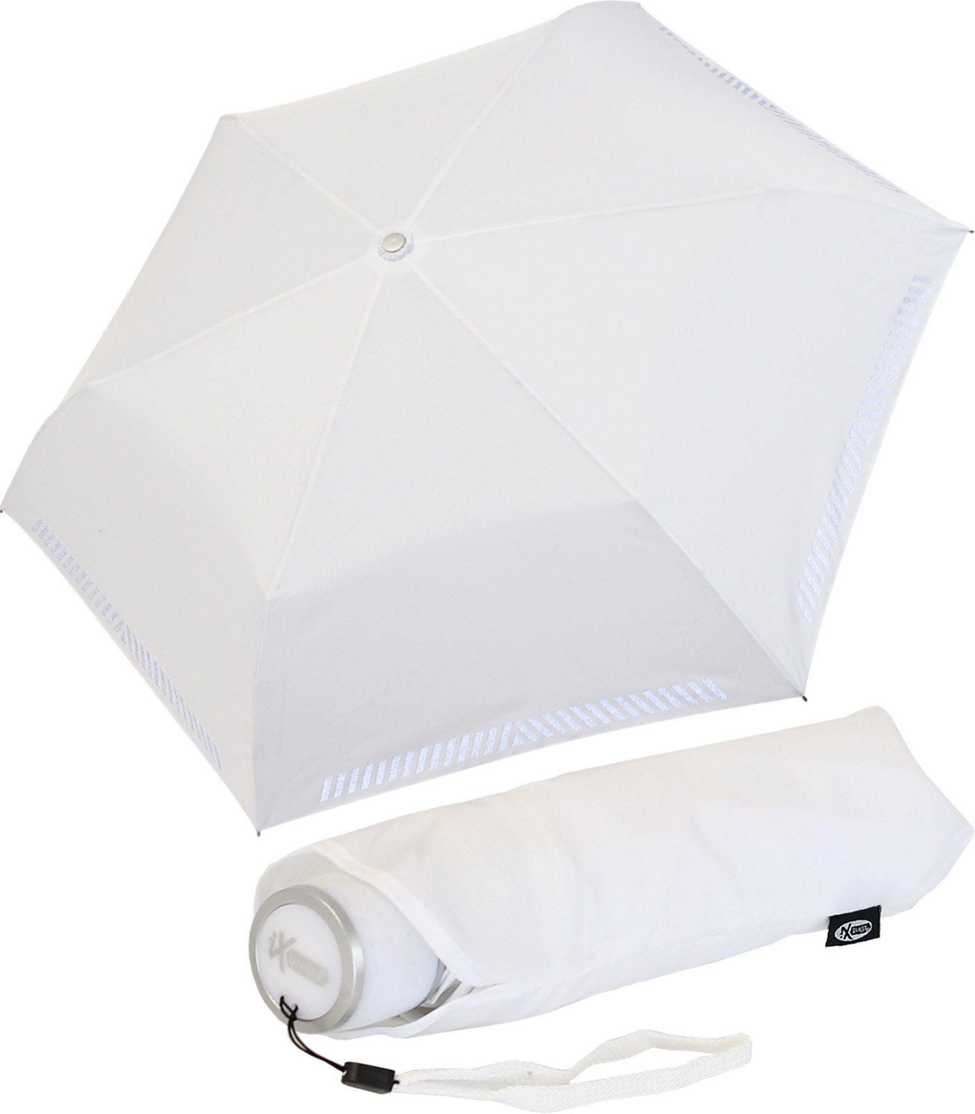 iX-brella Taschenregenschirm Mini Kinderschirm Safety Reflex extra